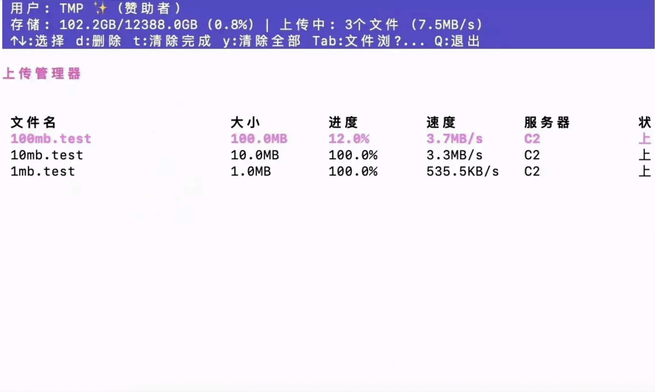 CLI 工具界面 2