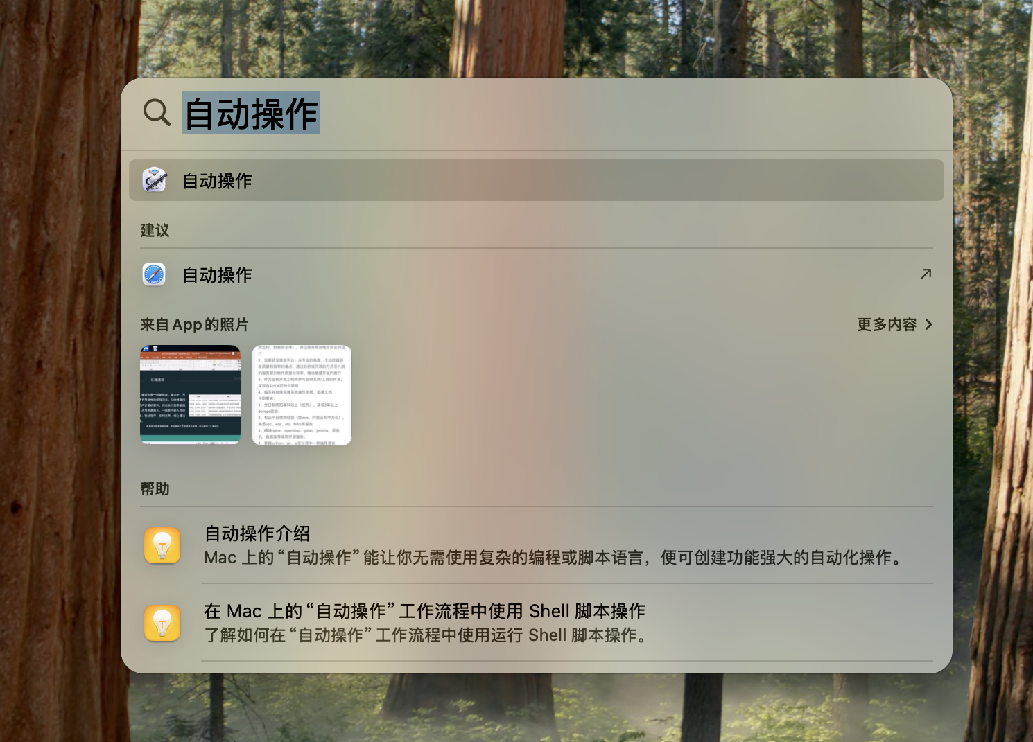 打开自动操作